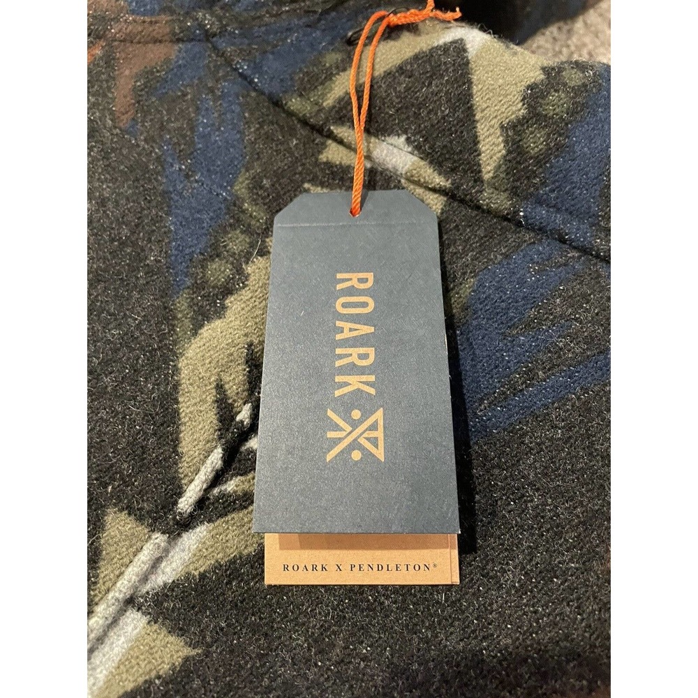 Roark x Pendleton Aztec Axeman Jacket Wool/ Sherpa Lined Coat $450 NWT ( S ) - Picture 3 of 10